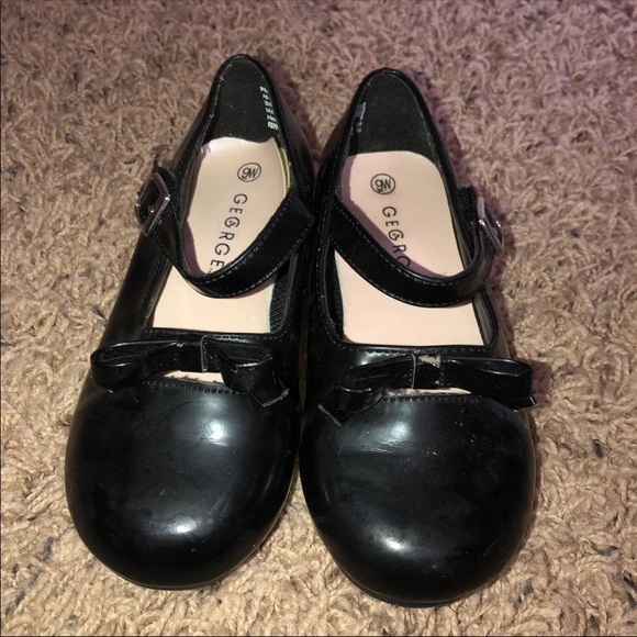 kids black dress shoes